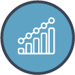 ascending metrics icon